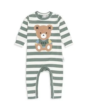 Huxbaby | Boys' Teddy Hux Cotton Blend Bear Appliqué Stripe Coverall - Baby,商家Bloomingdale's,价格¥376