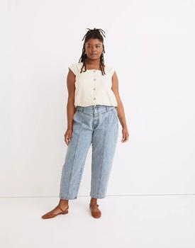 女装Madewell, Madewell | Floral Jacquard Button-Front Top商品图片 5折