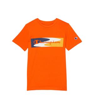 商品CHAMPION | Wavy Box Script Short Sleeve Tee (Big Kids),商家Zappos,价格¥109图片