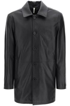 商品SUNFLOWER | Sunflower 'Shop Coat' Leather Jacket,商家StyleMyle,价格¥4911图片
