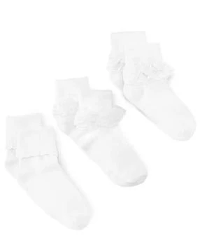 Trimfit | 3-Pack Decorative Socks, Little Girls & Big Girls,商家Macy's,价格¥56