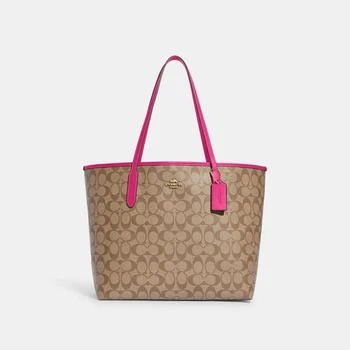 Coach | Coach Outlet City Tote In Signature Canvas,商家Premium Outlets,价格¥1344
