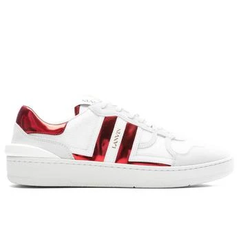 推荐Clay Low Top Sneakers - White/Red商品