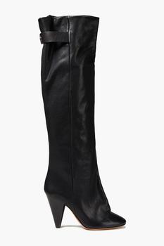 女士Isabel Marant, Isabel Marant | Lacine leather knee boots商品图片 4.4折
