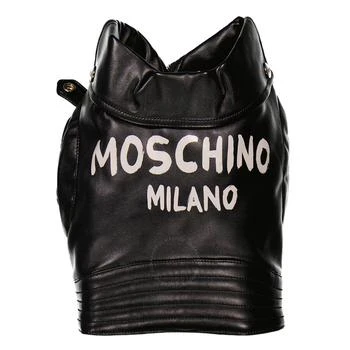 Moschino | Pet Capsule Black Biker Style Logo Jacket,商家Jomashop,价格¥1482
