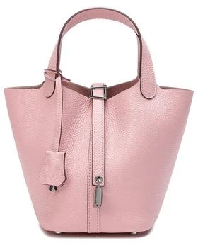 Tiffany & Fred Full-Grain Leather Top Handle Bag,价格$161.15