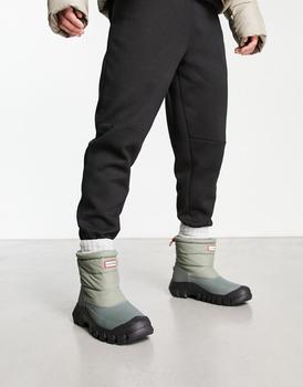 Hunter | Hunter Intrepid short snow boots in quilted grey商品图片,5.5折