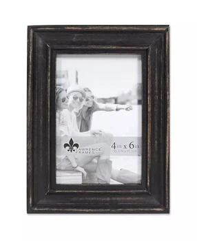 Lawrence Frames | Durham Weathered Black Wood Picture Frame - 4" x 6",商家Macy's,价格¥103