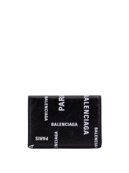 Balenciaga | Balenciaga Allover Logo Printed Coin Mini Wallet,商家Cettire,价格¥2738