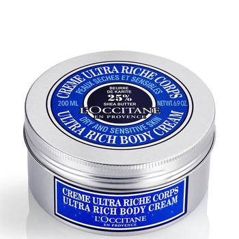 推荐L'Occitane Shea Butter Ultra Rich Body Cream 6.9oz商品