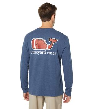 推荐Long Sleeve Football Whale Pocket Tee商品