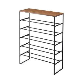 Yamazaki | Tower 6-Tier Wood Top Shoe Rack,商家Bloomingdale's,价格¥935