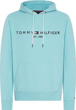 推荐Tommy Hilfiger Flex Fleece Hoodie Aqua MW0MW11599 CSR商品