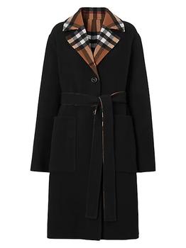 burberry风衣多少钱, Burberry | Dorea Belted Reversible Coat商品图片 