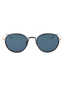 thom browne眼镜, Thom Browne | Thom Browne Eyewear Round Frame Sunglasses商品图片 7.6折