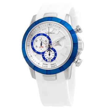 TechnoMarine | UF6 Chronograph Quartz White Dial Mens Watch TM-615013商品图片,1.3折