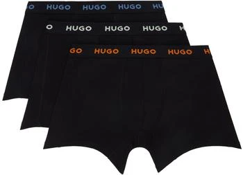 Hugo Boss | Three-Pack Black Jacquard-Logo Boxers,商家SSENSE HK,价格¥235