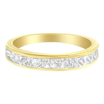 Haus of Brilliance | Women's 18K White Gold Princess Cut Diamond Band Ring,商家Premium Outlets,价格¥17449