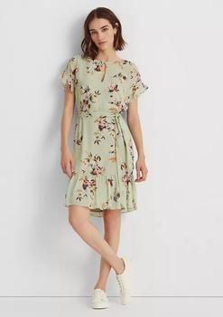 ralph lauren 女, Ralph Lauren | Floral Crinkled Georgette Dress商品图片 2.5折