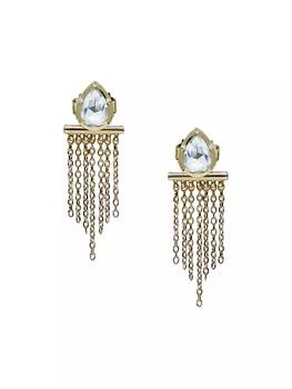 Anzie | Mélia Mila 14K Yellow Gold & Topaz Fringe Earrings,商家Saks Fifth Avenue,价格¥8252