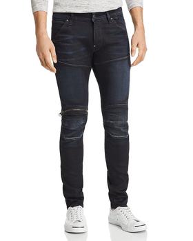 推荐5620 3D Knee Zip Skinny Fit Jeans in Dark Aged商品