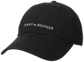 推荐Tommy Hilfiger Men's Cotton Logo Adjustable Baseball Cap商品