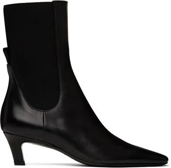 Totême | Black 'The Mid Heel' Boots 