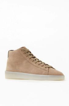 Essentials | Taupe Tennis Mid Shoes商品图片 6.7折