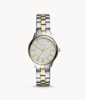 Fossil | Fossil Women's Modern Sophisticate Three-Hand, Two-Tone Stainless Steel Watch 4.2折, 独家减免邮费