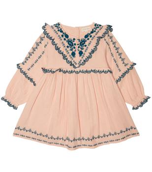 商品Louise Misha | Giena embroidered cotton dress,商家MyTheresa,价格¥707图片