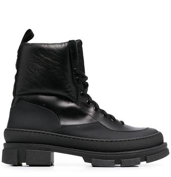 ganni靴, Ganni | GANNI Hiking Mix Boots商品图片 6.2折