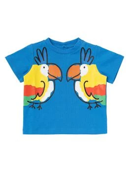 Stella McCartney | Parrot Print Organic Cotton T-shirt 5.9折×额外7.5折, 额外七五折