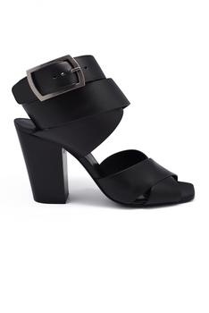 圣罗兰鞋女鞋, Yves Saint Laurent | Luxury Shoes For Women   Saint Laurent Sandals In Black Leather商品图片 9折