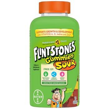 推荐Sour Gummy Multivitamin for Kids with Vitamins A, B6, B12, C, D & more商品