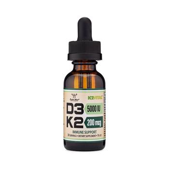 商品Double Wood Supplements | Vitamin D3 + K2 Liquid - 5000 IU D3, 200 mcg K2 / mL, 30 servings,商家Macy's,价格¥143图片