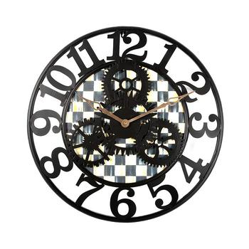 商品MacKenzie-Childs | Courtly Check® Farmhouse Wall Clock, Small,商家Bloomingdale's,价格¥1115图片