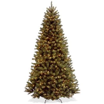 National Tree Company | 9' North Valley Spruce Hinged Tree With 700 Clear Lights,商家Macy's,价格¥14217