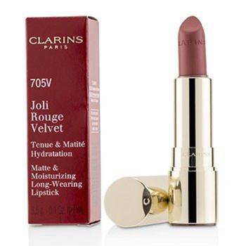 娇韵诗口红, Clarins | Ladies Joli Rouge Velvet 705M Soft Berry Makeup 3380810191394商品图片 9.3折