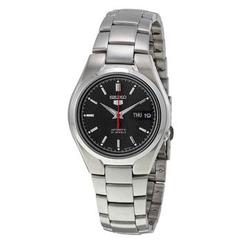 精工机械表怎么样, Seiko | Series 5 Automatic Black Dial Mens Watch SNK607商品图片 5.3折