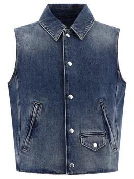 Givenchy | Denim Vest Jacket Jackets Blue,商家Wanan Luxury,价格¥4163