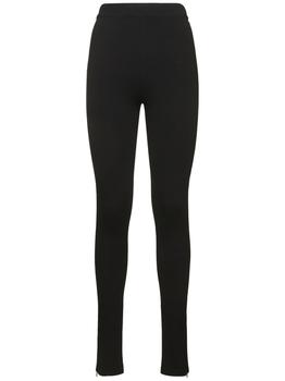 Totême | Zip Stretch Viscose Leggings商品图片,独家减免邮费