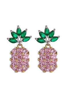 Eye Candy LA | Pink Pineapple Earrings商品图片,5折×额外8.5折, 额外八五折