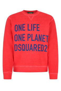 推荐Dsquared2 Slogan Print Crewneck Sweater商品