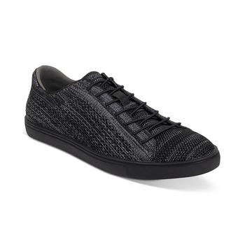 推荐Kenneth Cole Men's Stand Textured-Knit Lace-Up Sneakers商品