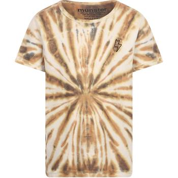 monster, Munster | Tie dye star logo t shirt in brown商品图片 4.4折×额外7.5折, 额外七五折