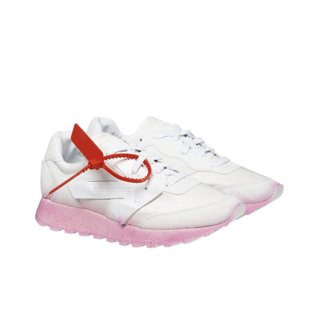 推荐OFF-WHITE Fuchsia Runner 女款 白粉商品