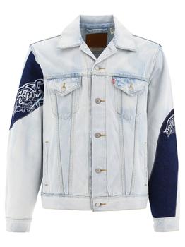 李维斯牛仔外套, Levi's | Levi's Men's  Light Blue Other Materials Outerwear Jacket商品图片 7.3折起