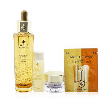 Guerlain | Abeille Royale Age-defying Skincare Set With Youth Watery Oil, Fortifying Lotion, Double R Serum And Day Cream商品图片,额外8折, 额外八折