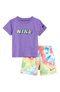 NIKE | Sportswear Tie Dye Club Graphic T-Shirt & Shorts Set 4折