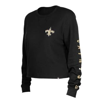 推荐New Era Saints Thermal Crop Long Sleeve T-Shirt - Women's商品